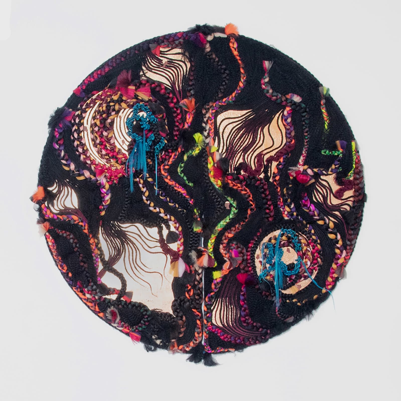 Nafis M. White, Oculus (Triumph in Red and Gold), 2021