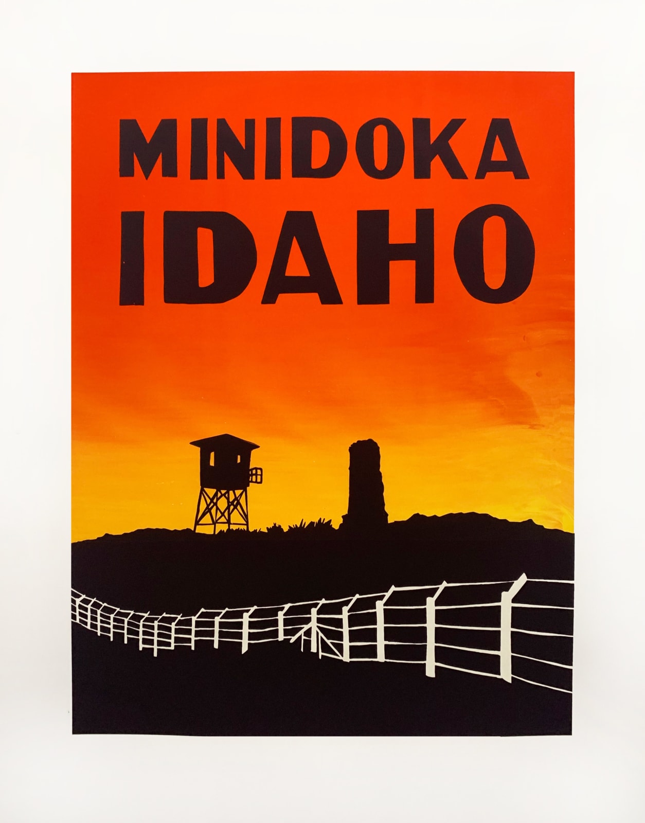 Lois Harada, Minidoka, from the Wish You Were Here Series, 2022