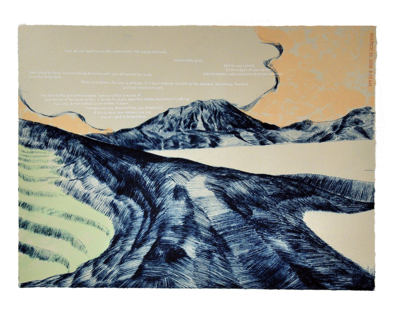 Serena Perrone, A Volcano Pilgrim in Exchange for Fire, 2010