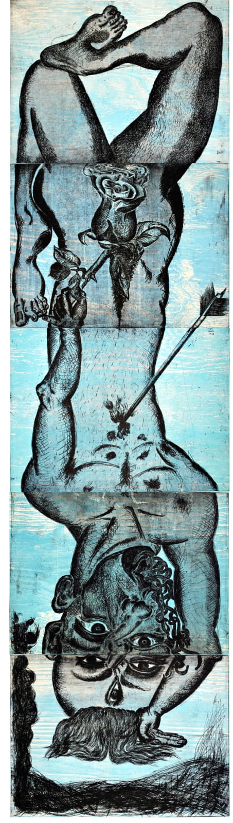 Daniel Heyman, Wounded, 2010