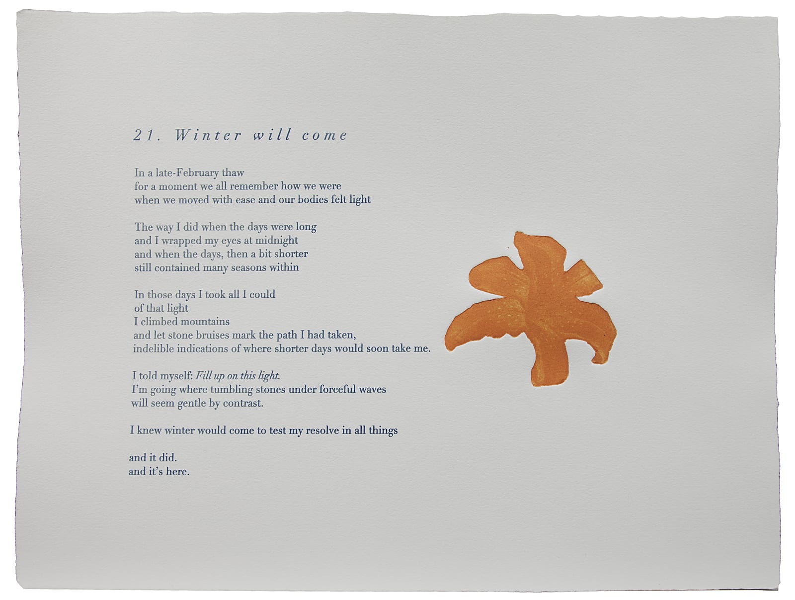 Serena Perrone, Fragments: Revisited, 2014-17