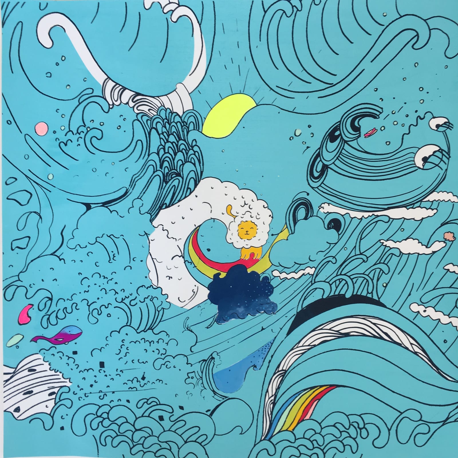 Allison Bianco, Curious Tide: Lion, 2024