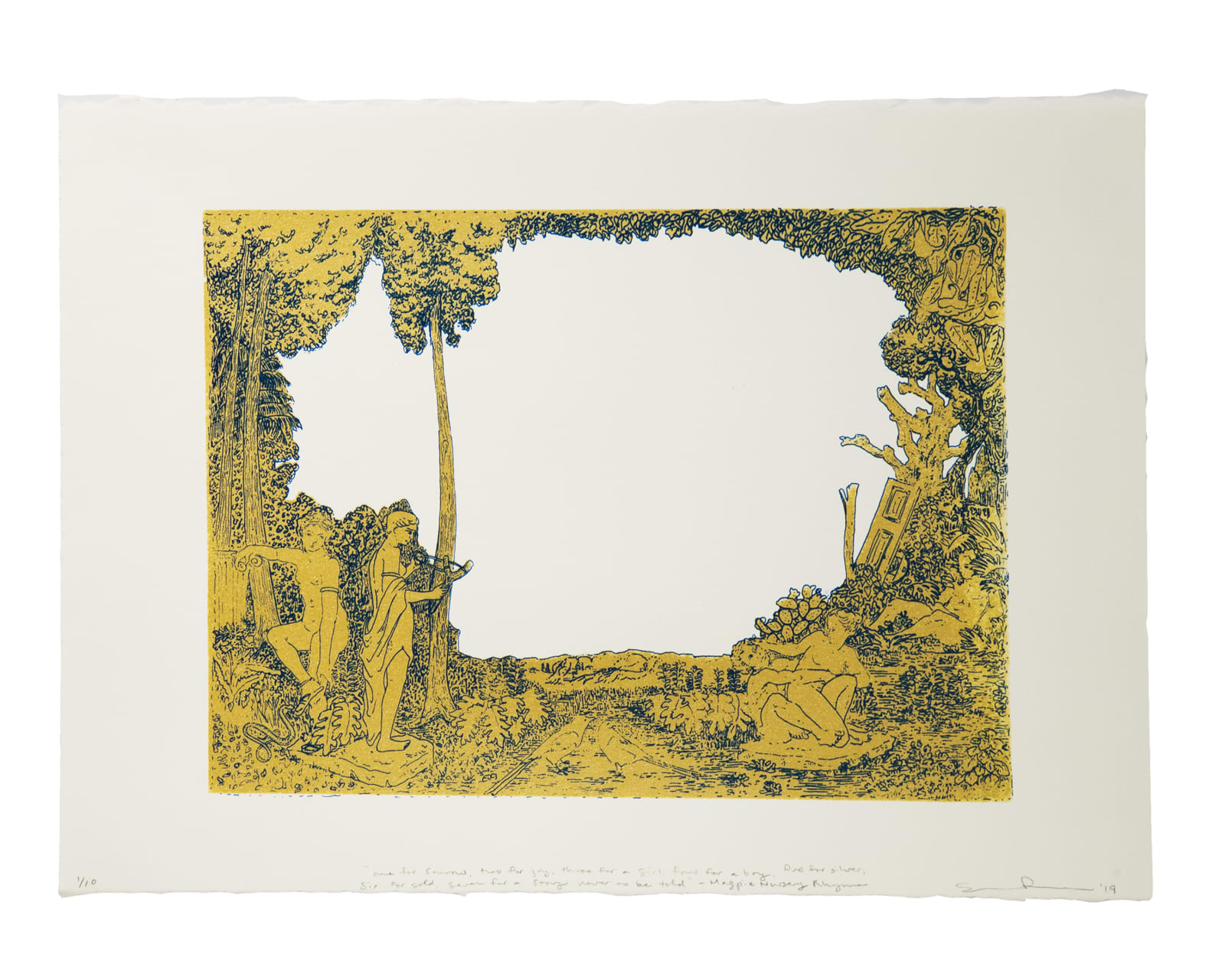 Serena Perrone, Janus Series (I also wanted one piece of ground...) and (One for sorrow, two for joy...), 2019