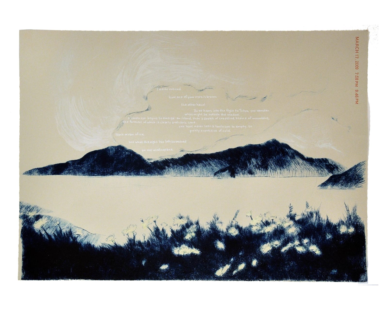 Serena Perrone, A Volcano Pilgrim in Exchange for Fire, 2010