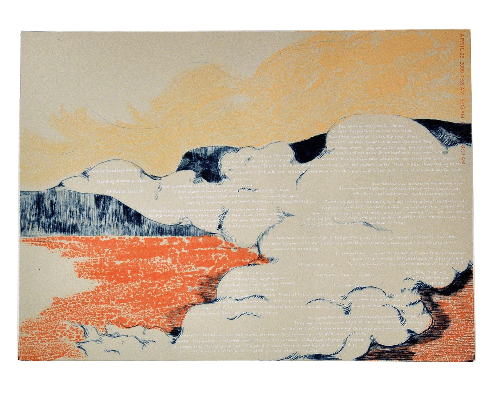 Serena Perrone, A Volcano Pilgrim in Exchange for Fire, 2010