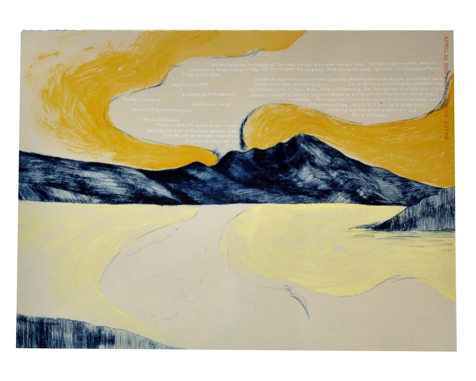 Serena Perrone, A Volcano Pilgrim in Exchange for Fire, 2010