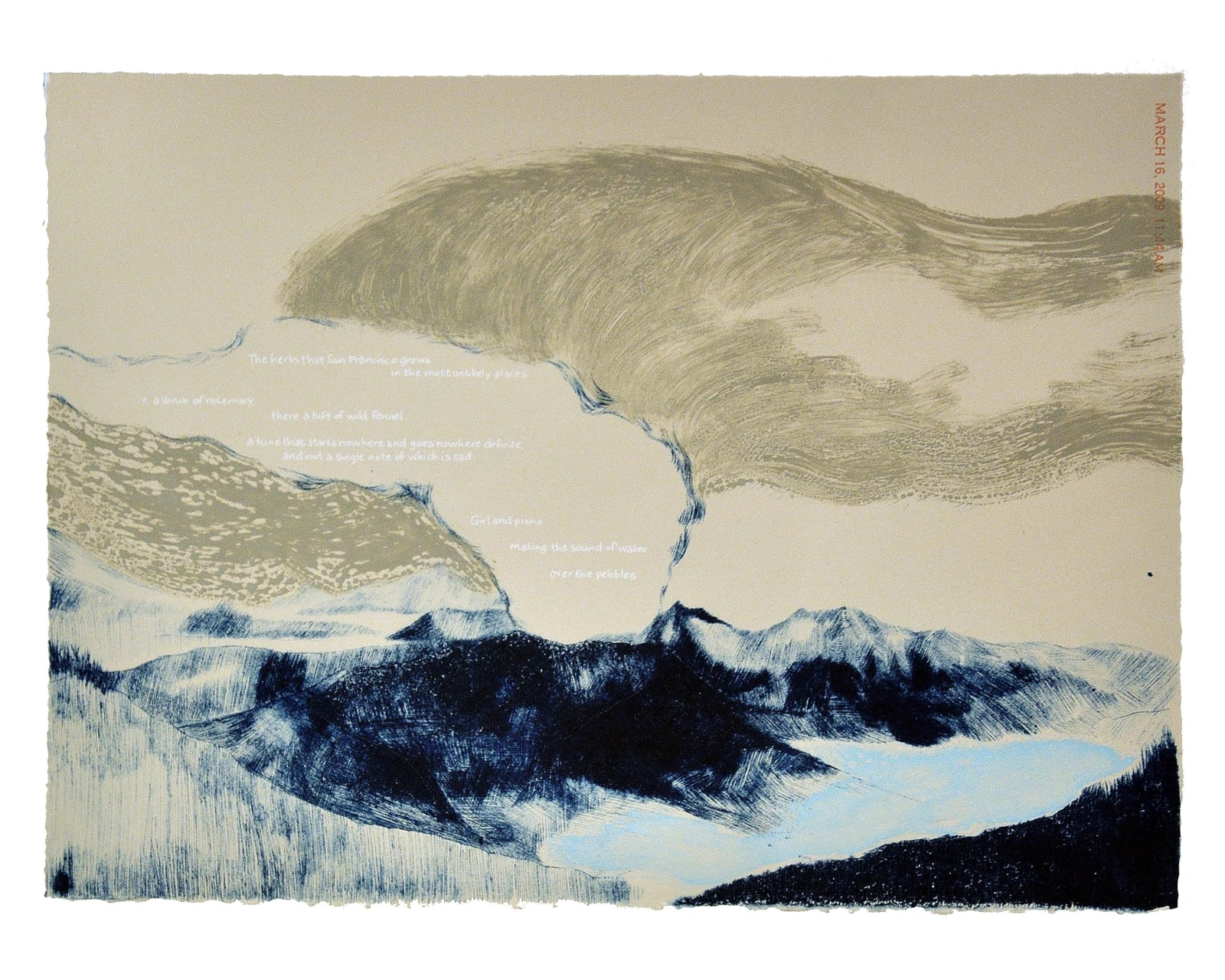 Serena Perrone, A Volcano Pilgrim in Exchange for Fire, 2010