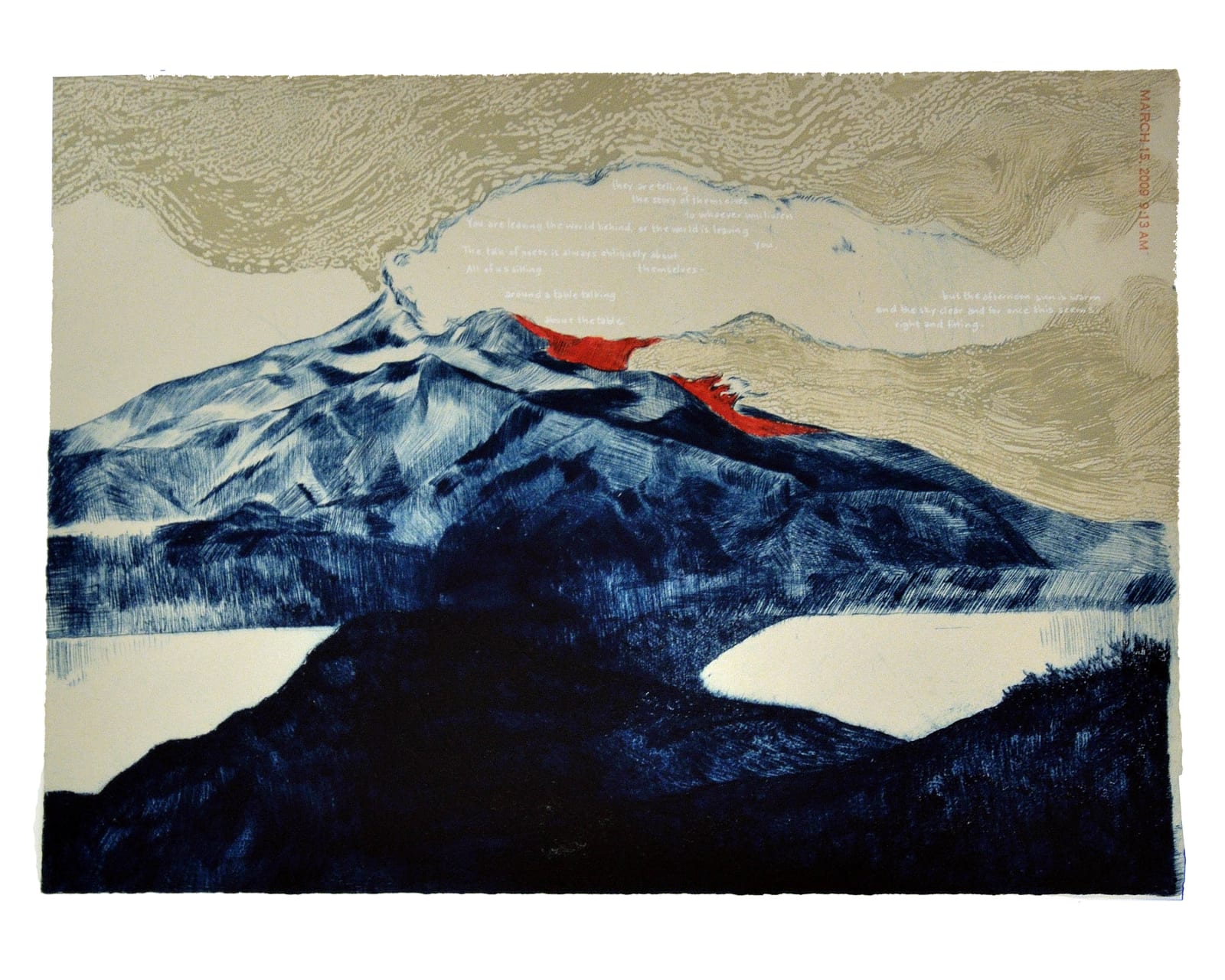 Serena Perrone, A Volcano Pilgrim in Exchange for Fire, 2010