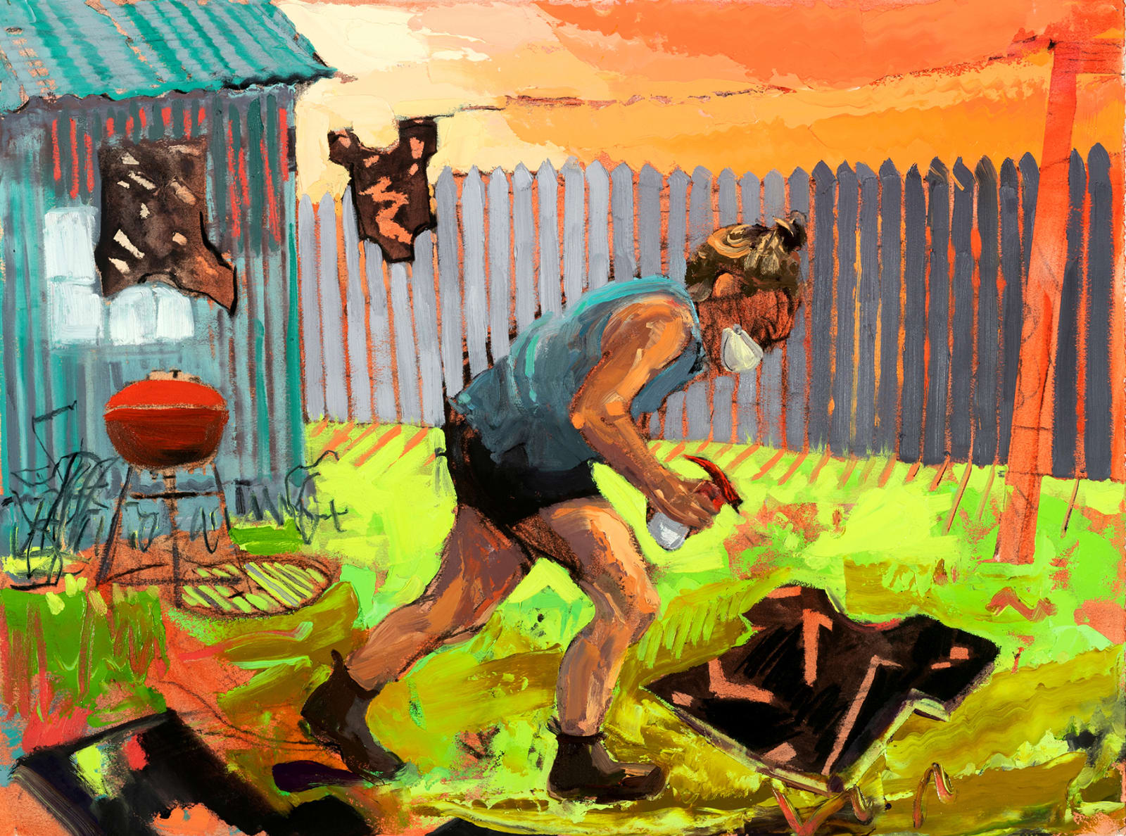 Suzanne Schireson, Athena Bleaching, 2020