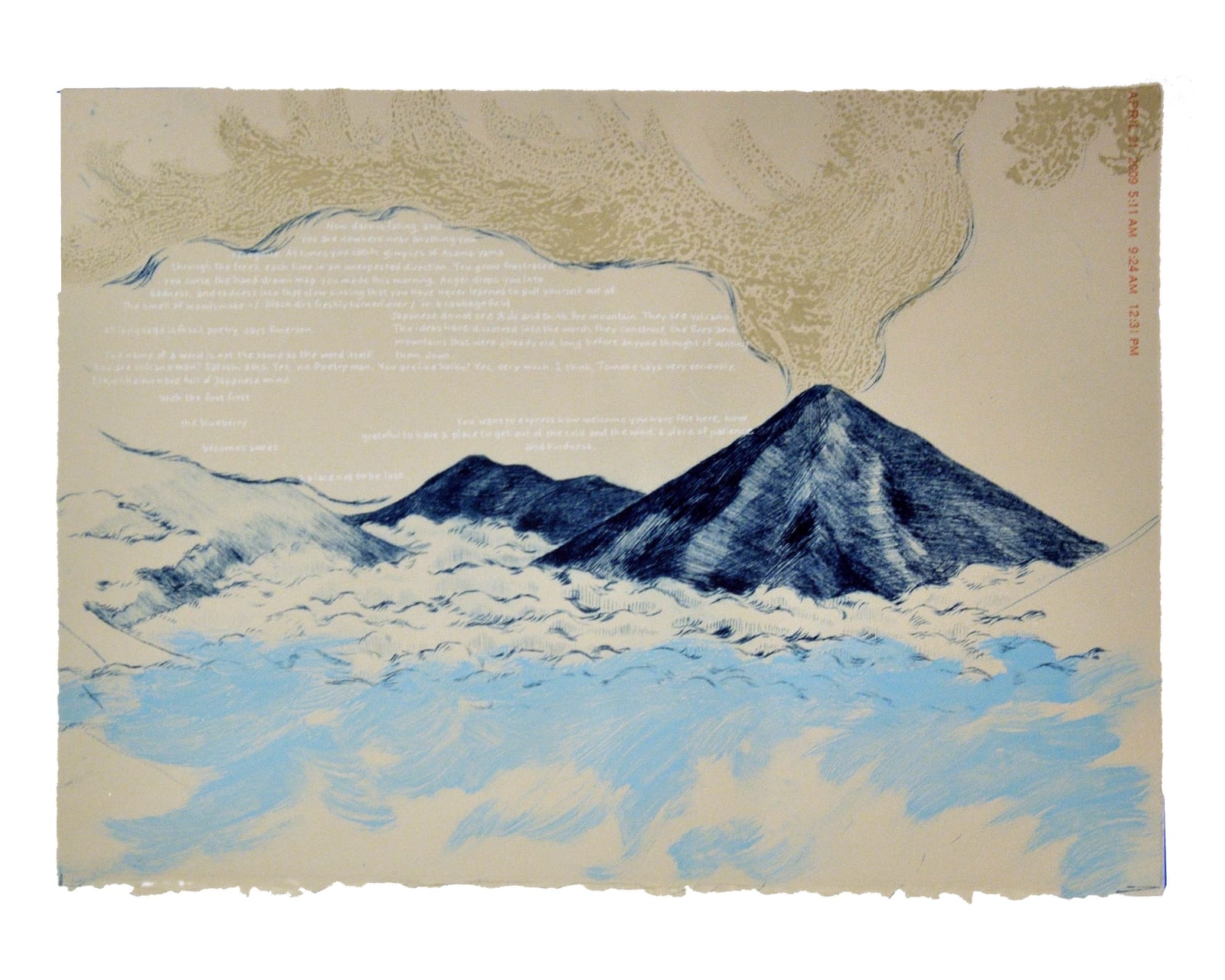 Serena Perrone, A Volcano Pilgrim in Exchange for Fire, 2010