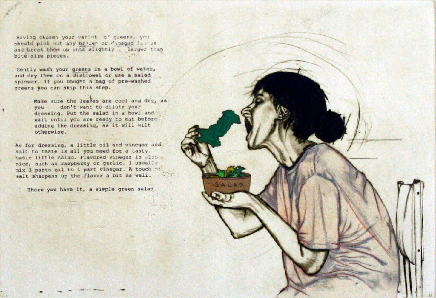 Sophiya Khwaja, Lettuce Eat Away, 2011