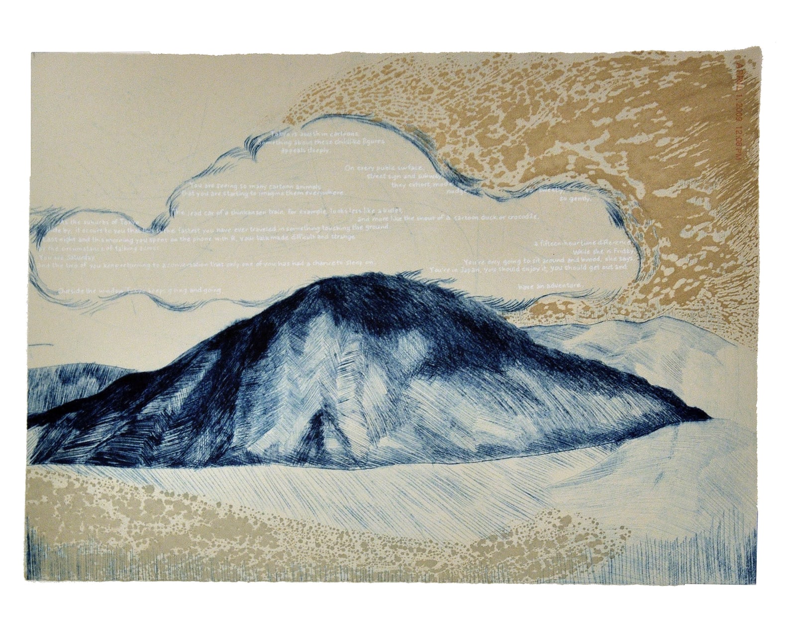 Serena Perrone, A Volcano Pilgrim in Exchange for Fire, 2010