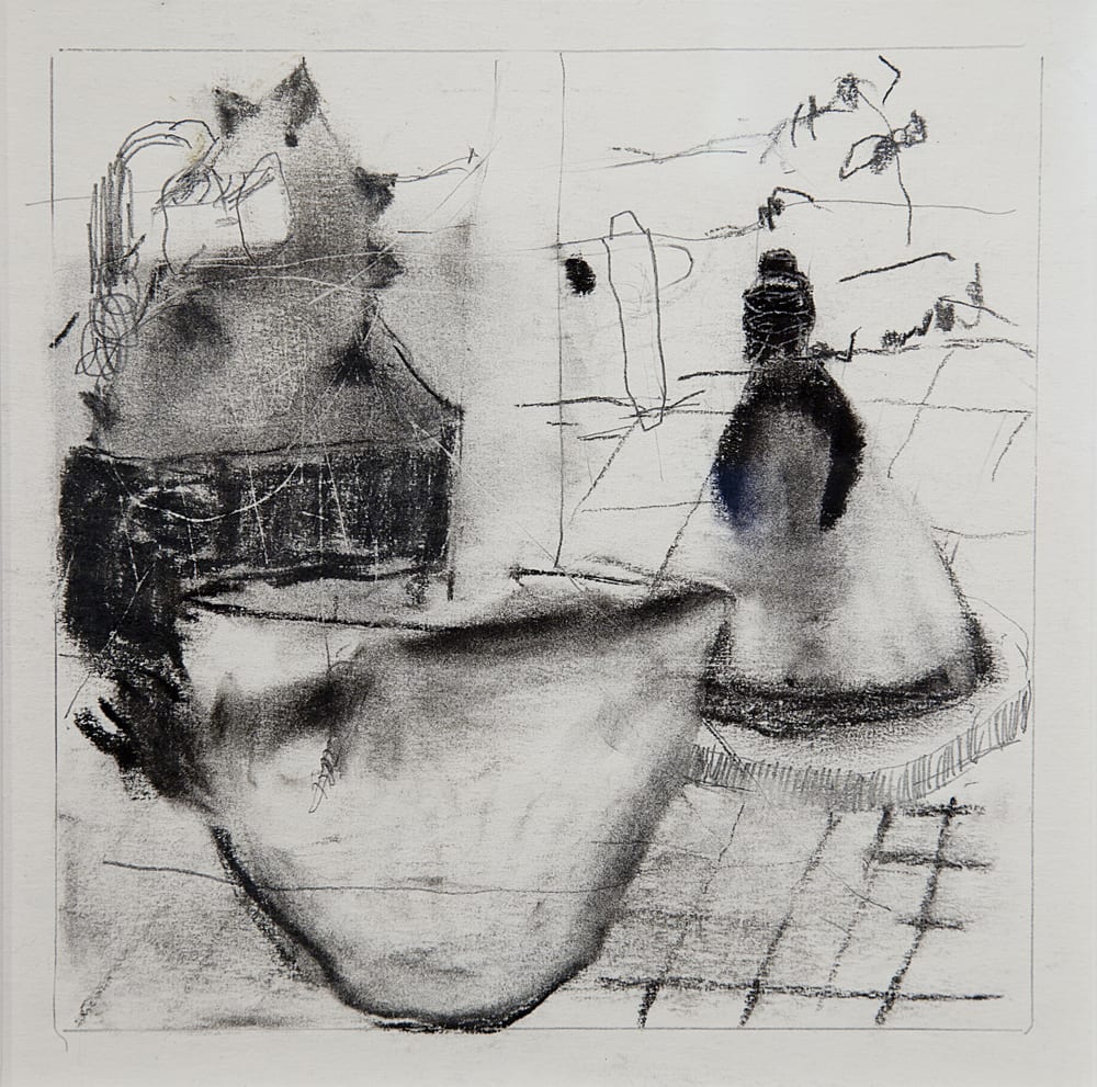 Donnamaria Bruton, Charcoal Drawings 1-5, 1995
