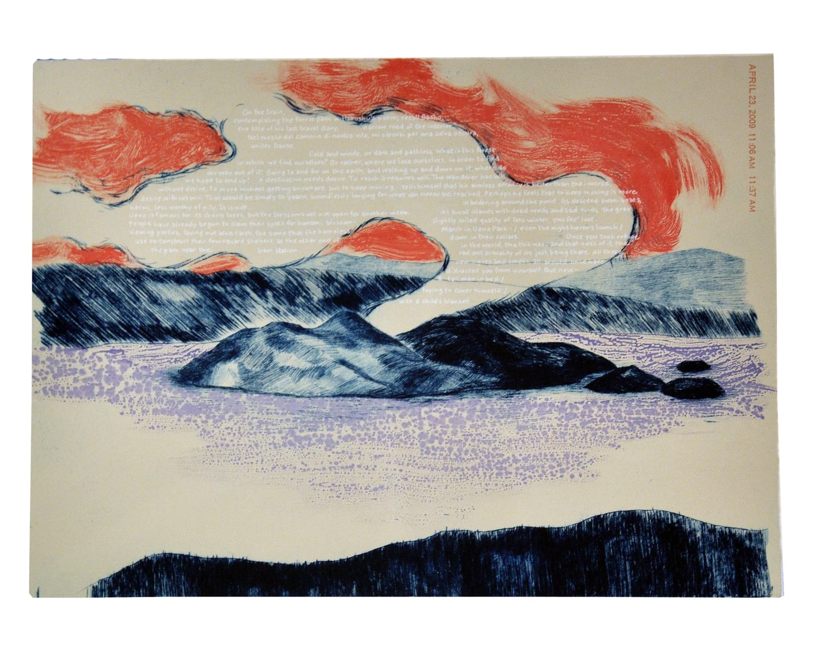 Serena Perrone, A Volcano Pilgrim in Exchange for Fire, 2010