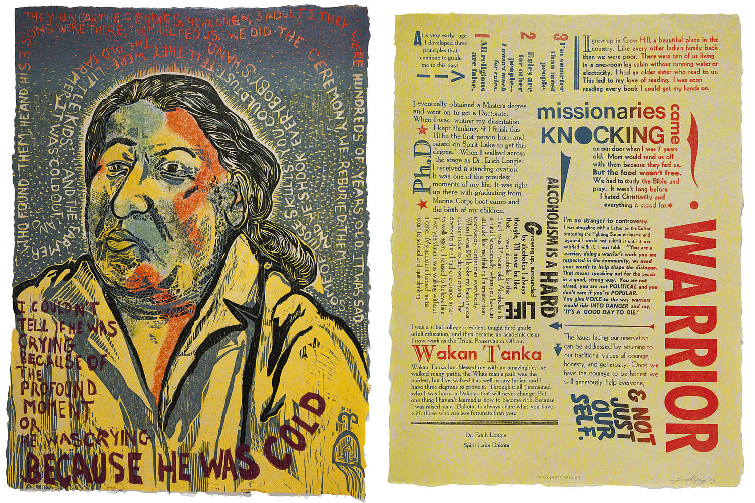 Daniel Heyman, In Our Own Words: Native Impressions, 2015