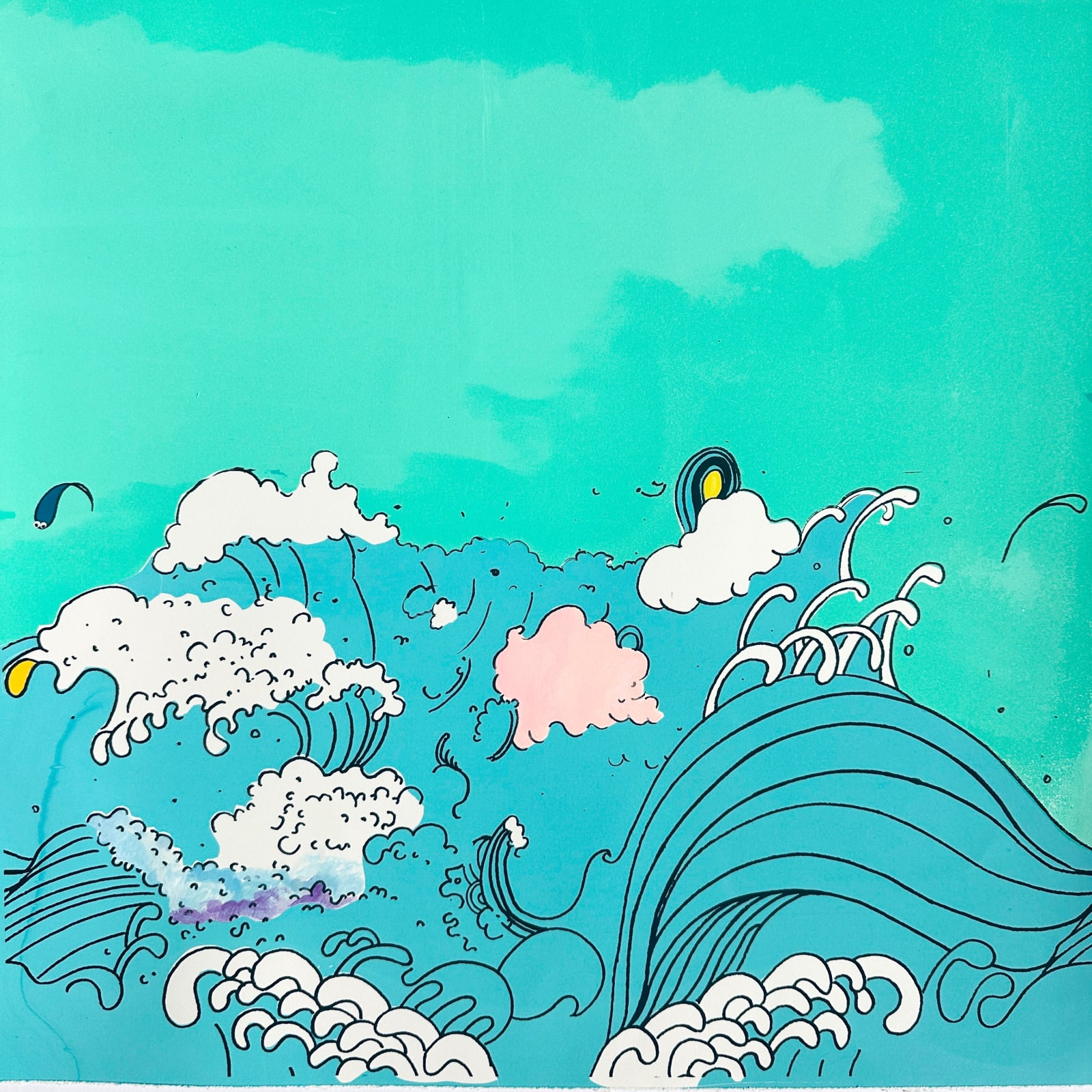 Allison Bianco, Curious Tide: Little Blue Drop, 2024