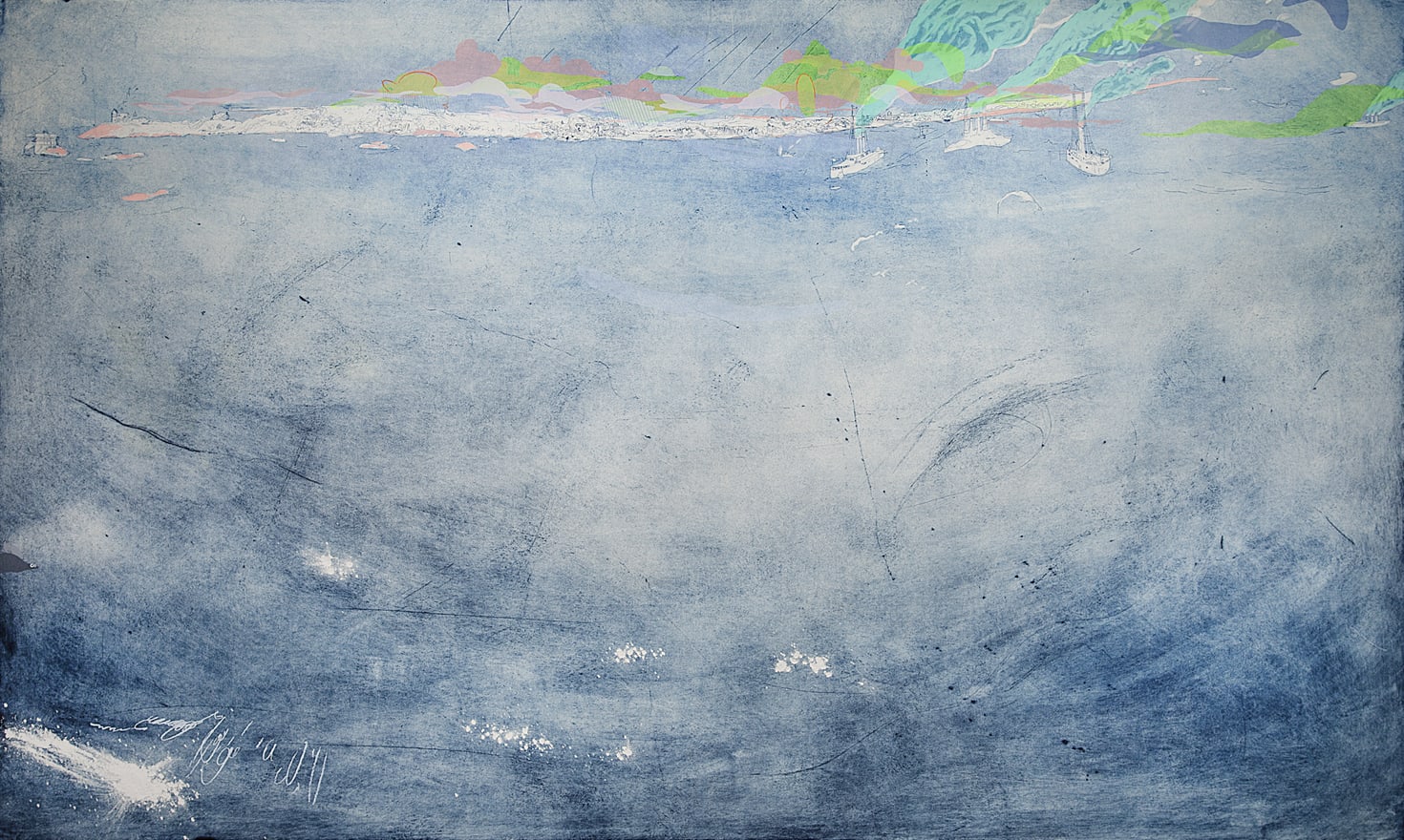 Allison Bianco, Pouring on Jamestown, 2016