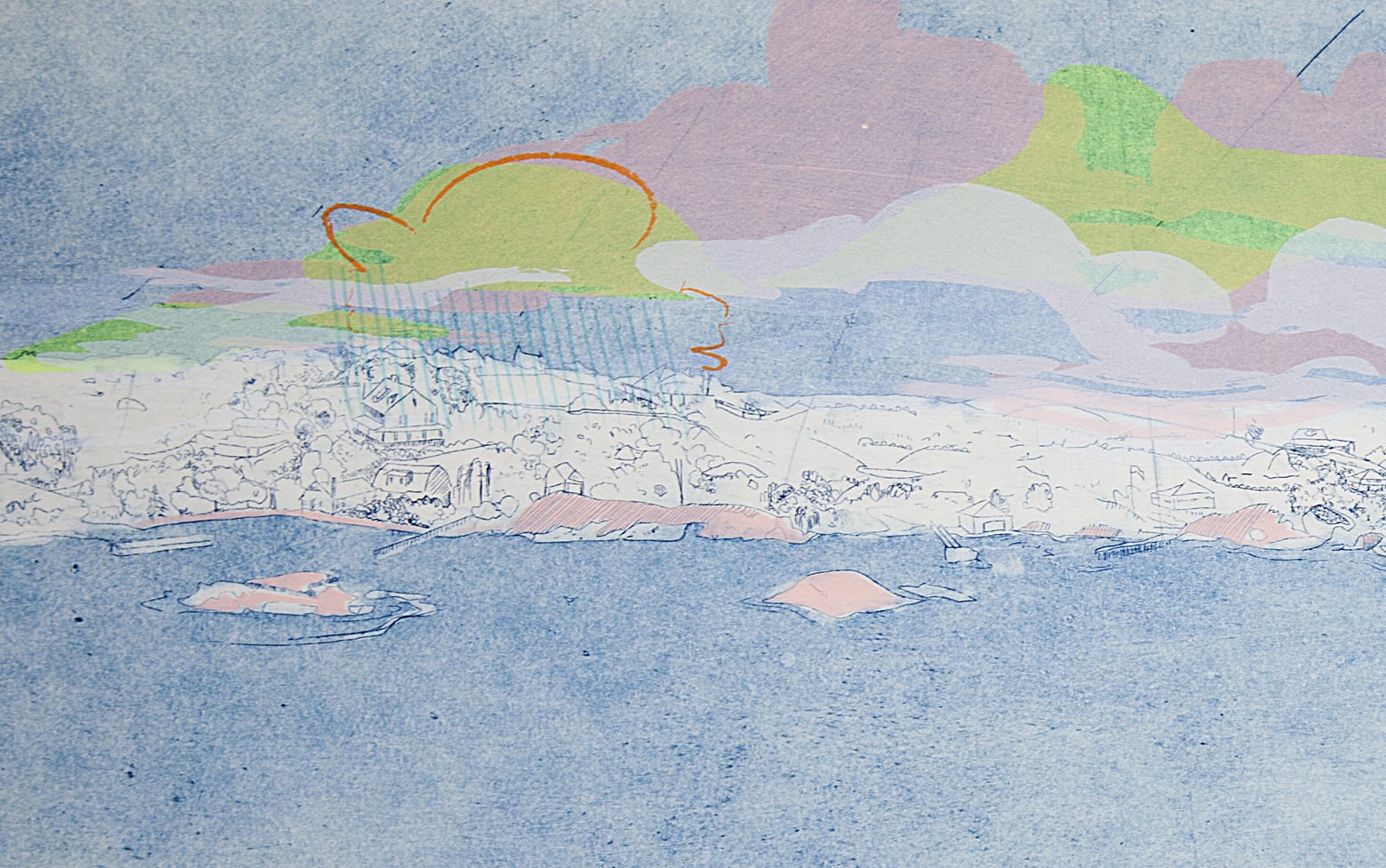 Allison Bianco, Pouring on Jamestown, 2016