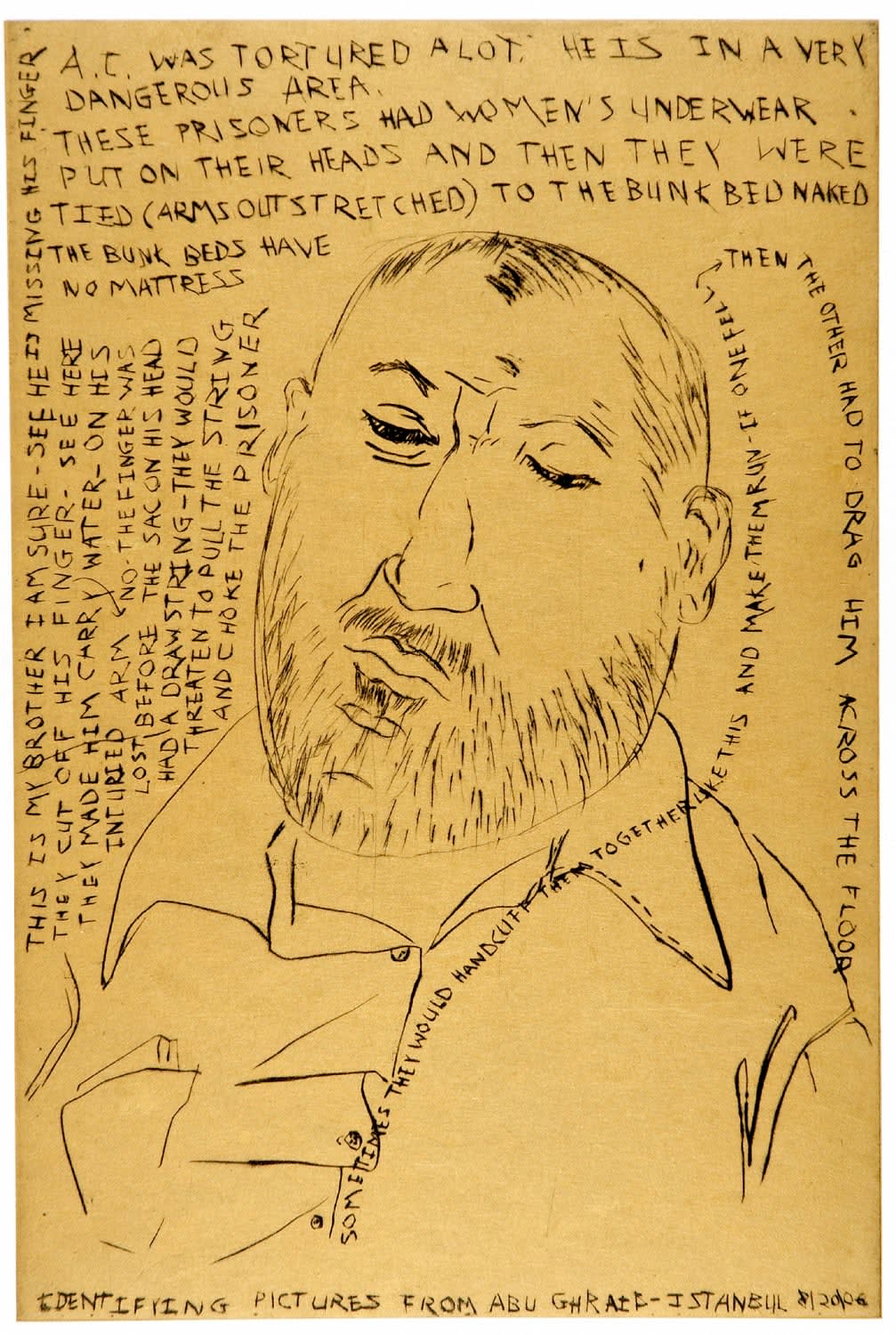 Daniel Heyman, Istanbul Portfolio Framed Set, 2006