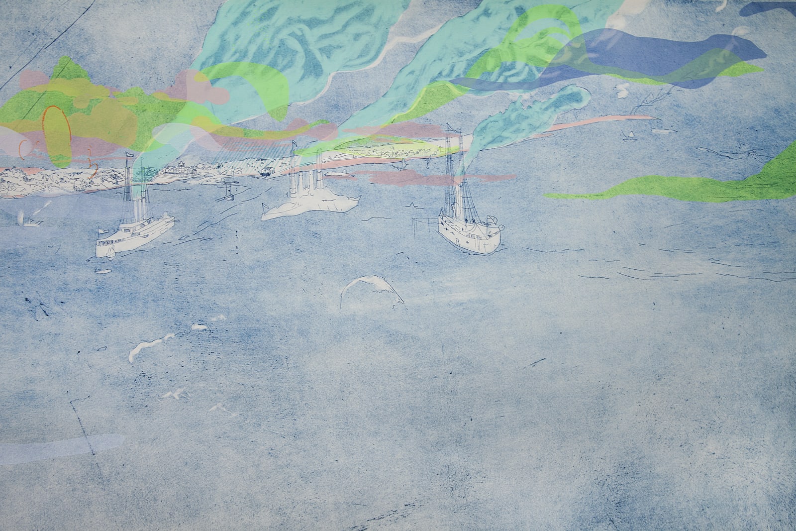 Allison Bianco, Pouring on Jamestown, 2016