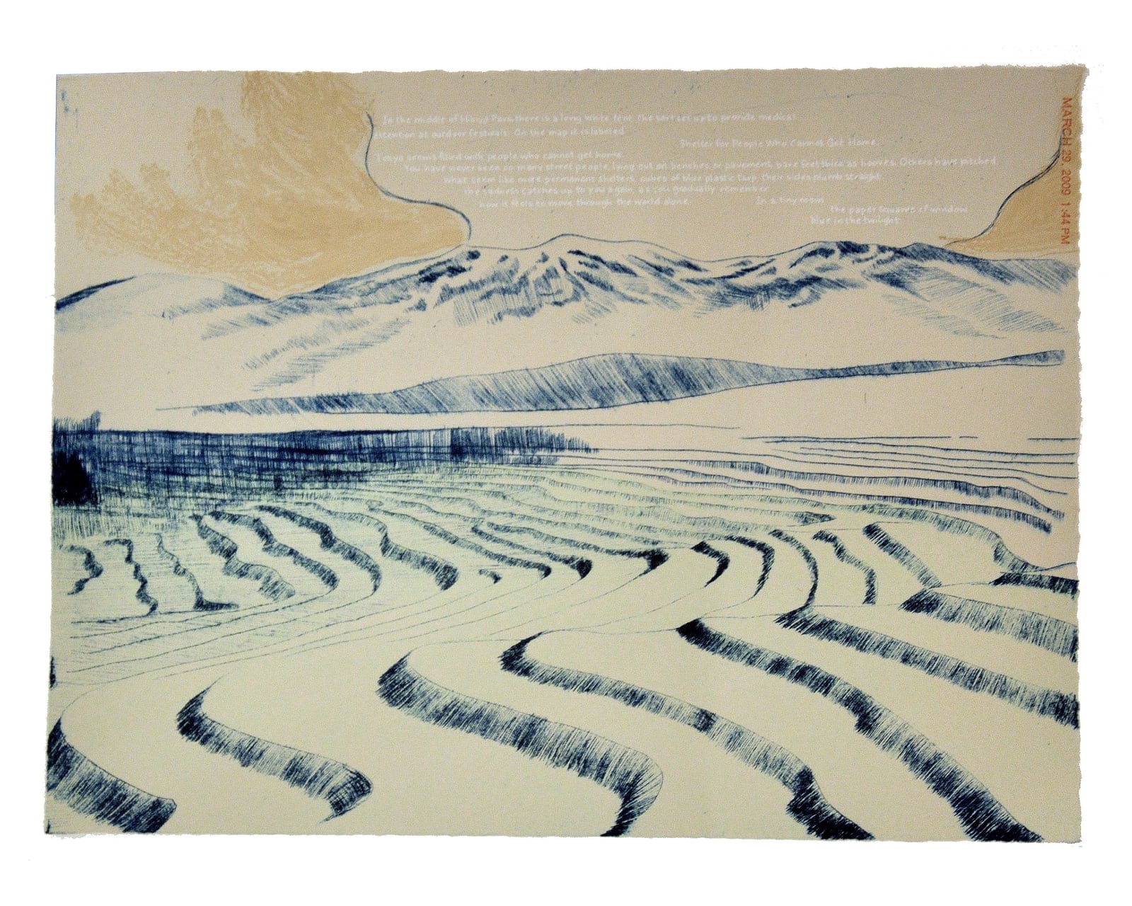Serena Perrone, A Volcano Pilgrim in Exchange for Fire, 2010