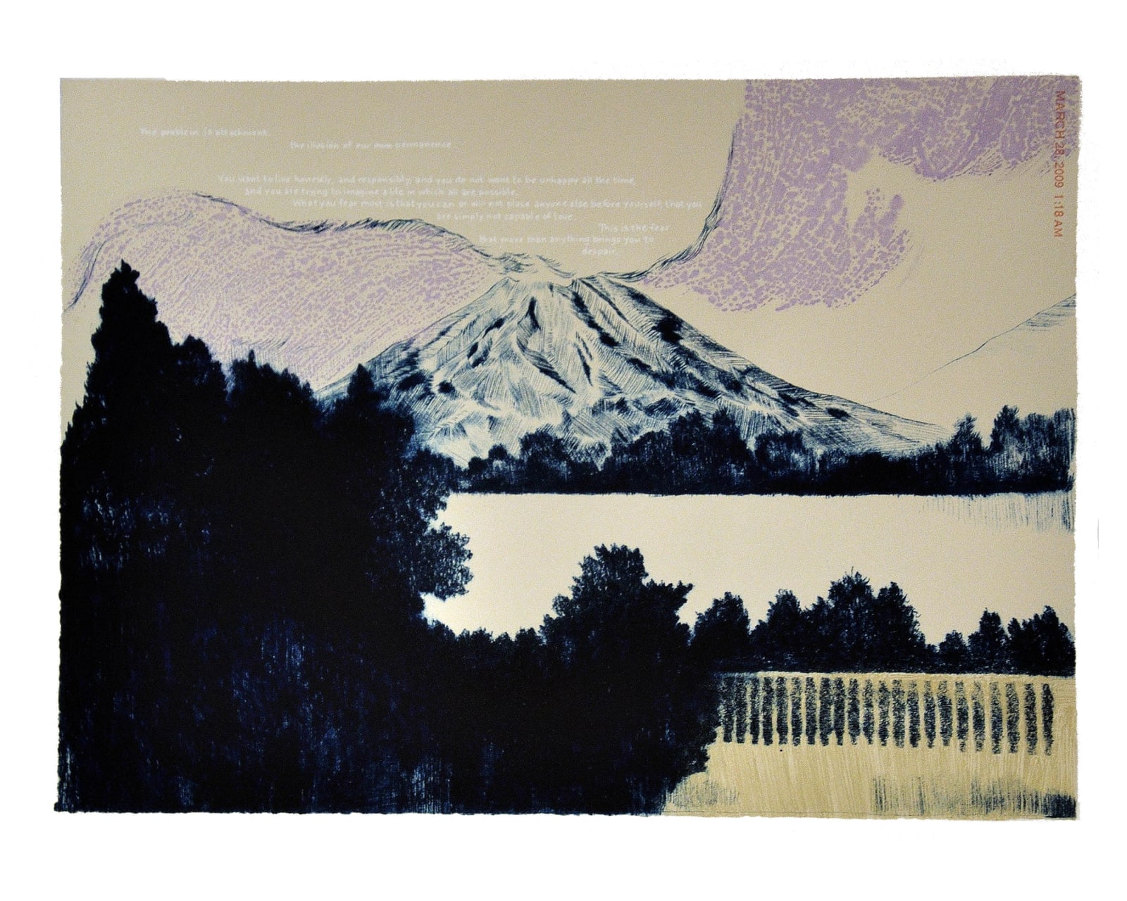 Serena Perrone, A Volcano Pilgrim in Exchange for Fire, 2010