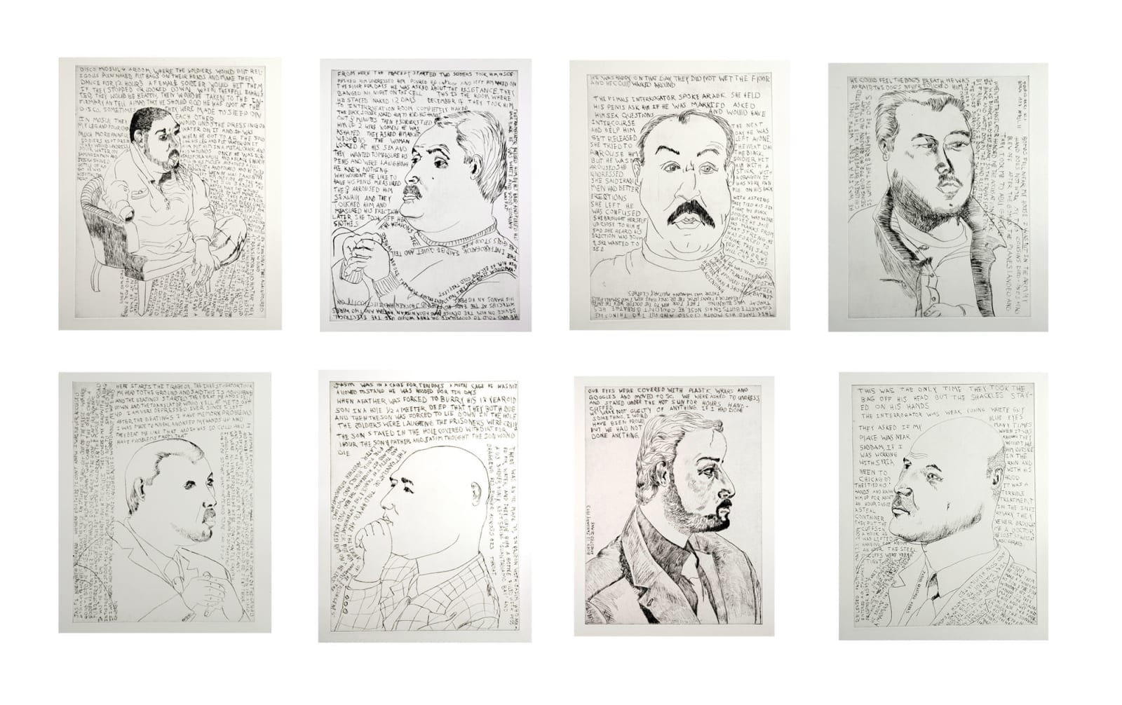 Daniel Heyman, Amman Portfolio, 2006