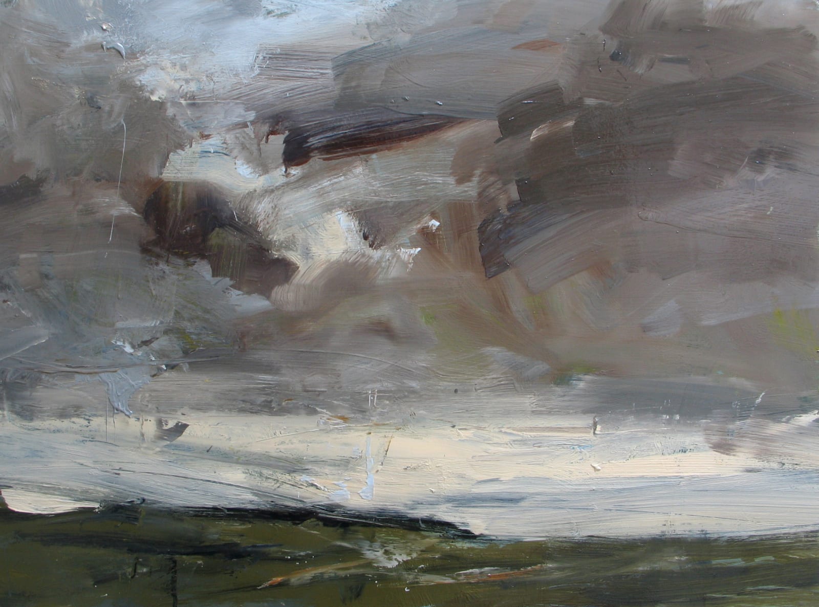 Louise Balaam, Salt marshes, looking for sandpipers
