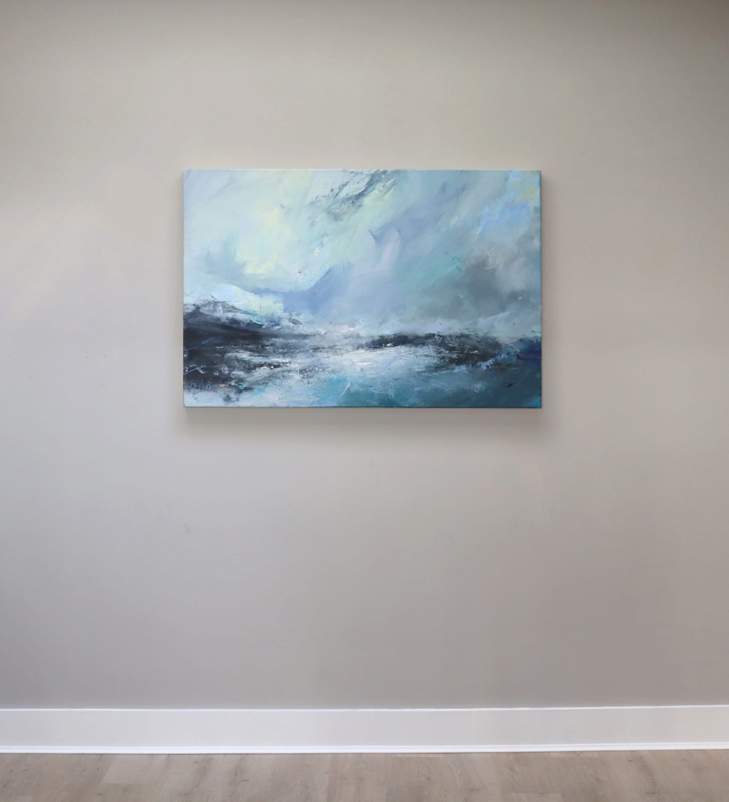 Janette Kerr, Sea state force 2 - Small waves, bright day, 2020