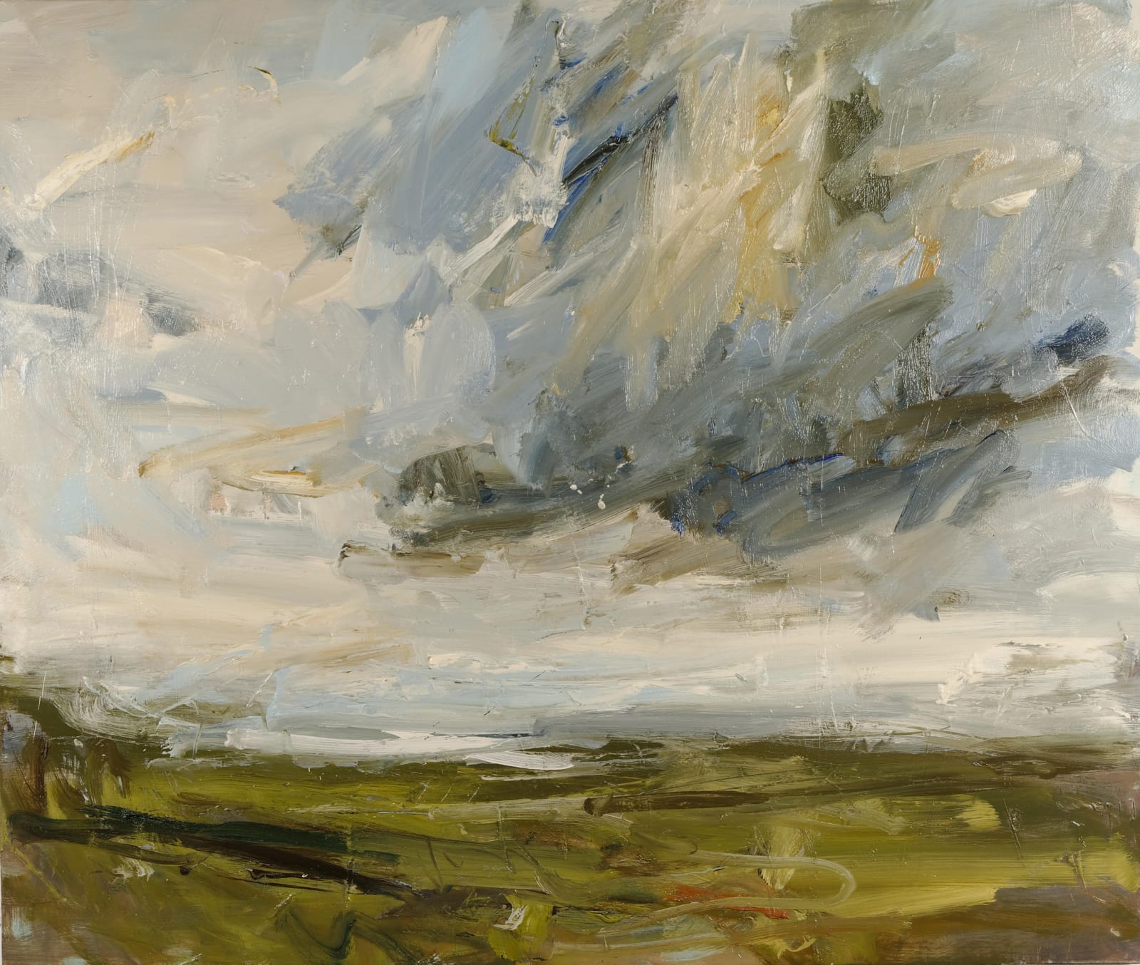Louise Balaam, White surf, Cape Cornwall from Carn Brea