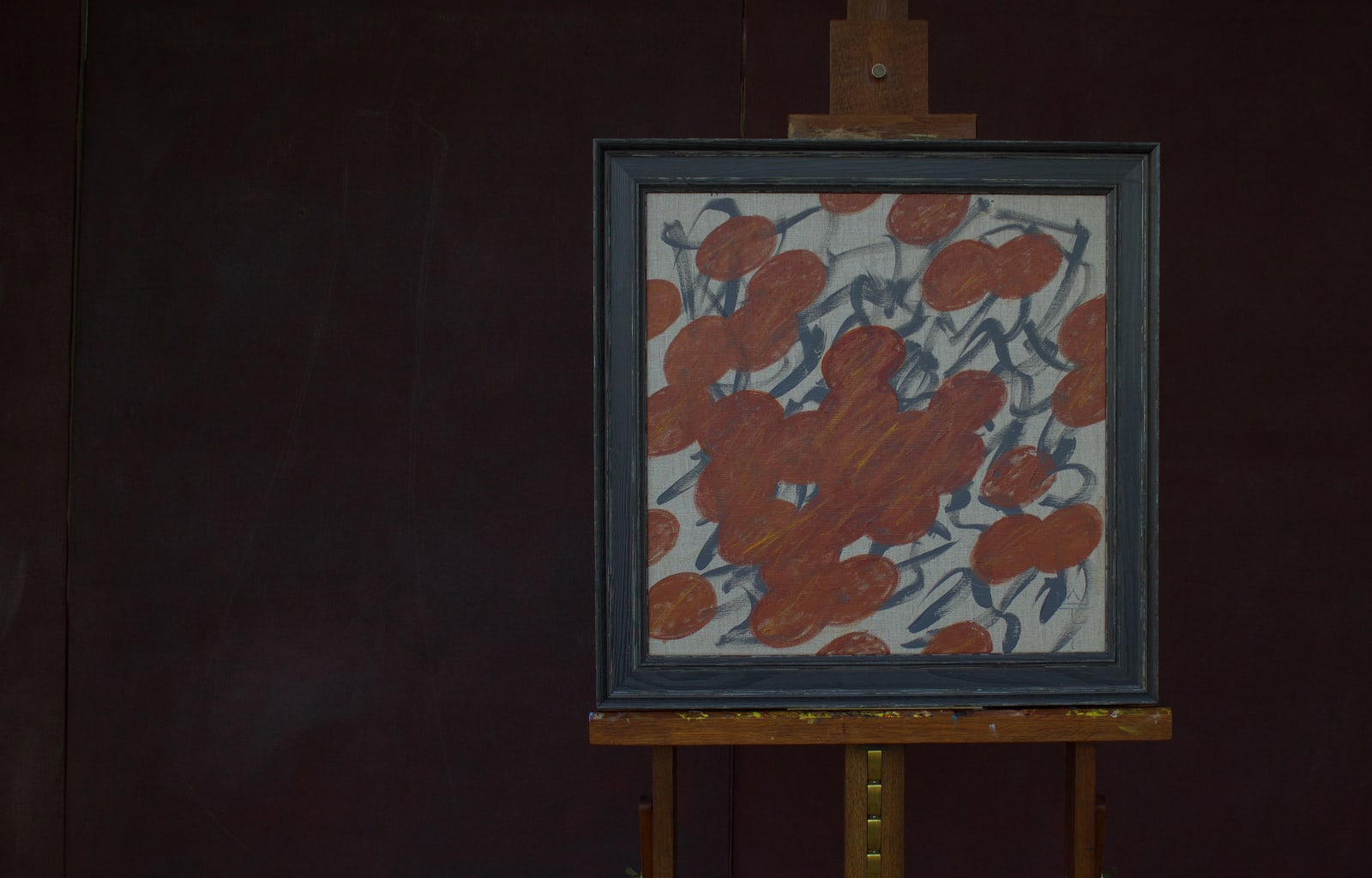 Timur D'Vatz, Waterlilies. Grey and Red