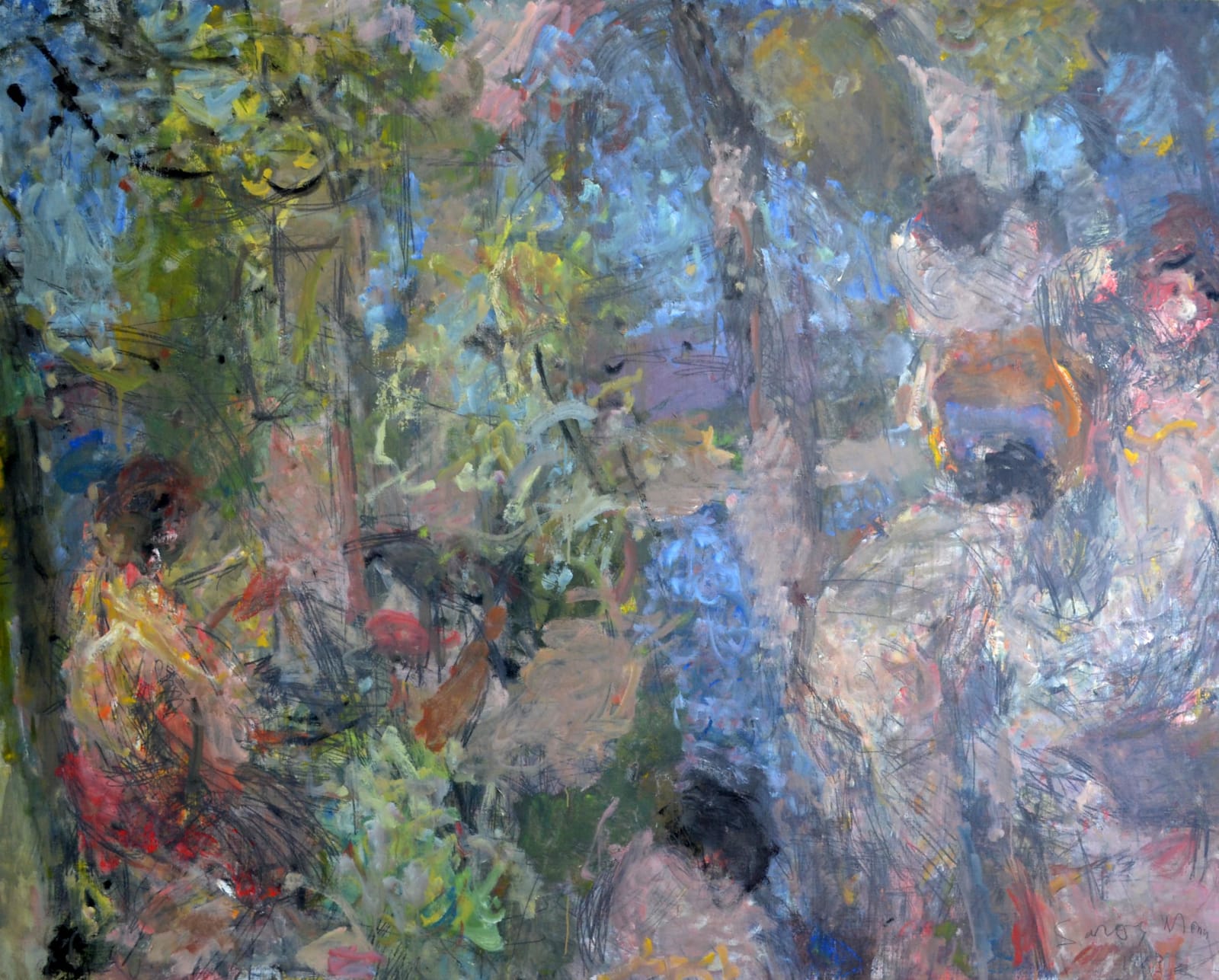 Sargy Mann, Diana and Acteon, 1990, 1990