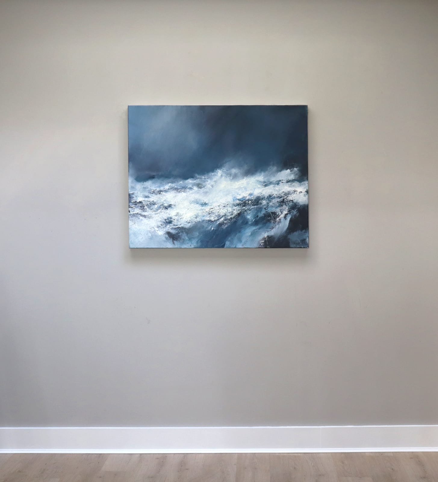 Janette Kerr, Sea state force 9 - Waves toppling and tumbling, 2020