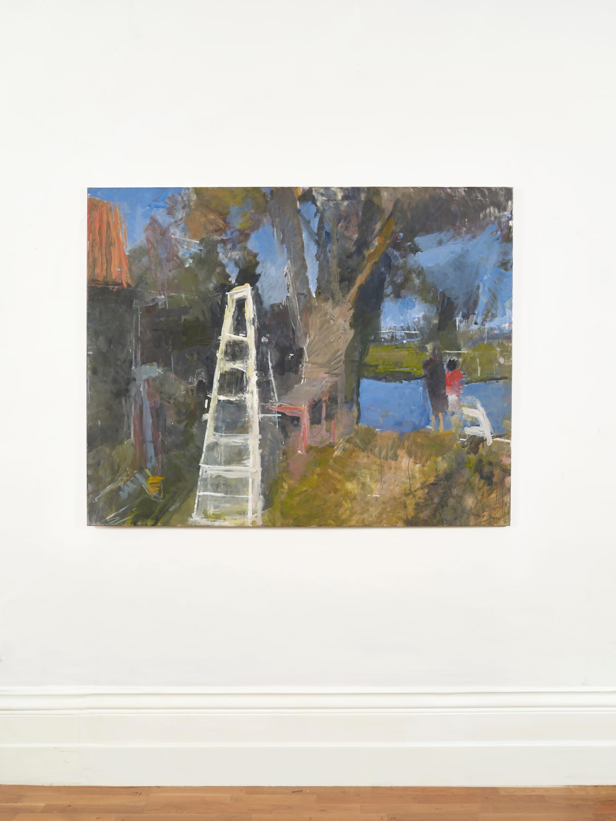 Sargy Mann, Stepladder by the River, 1992