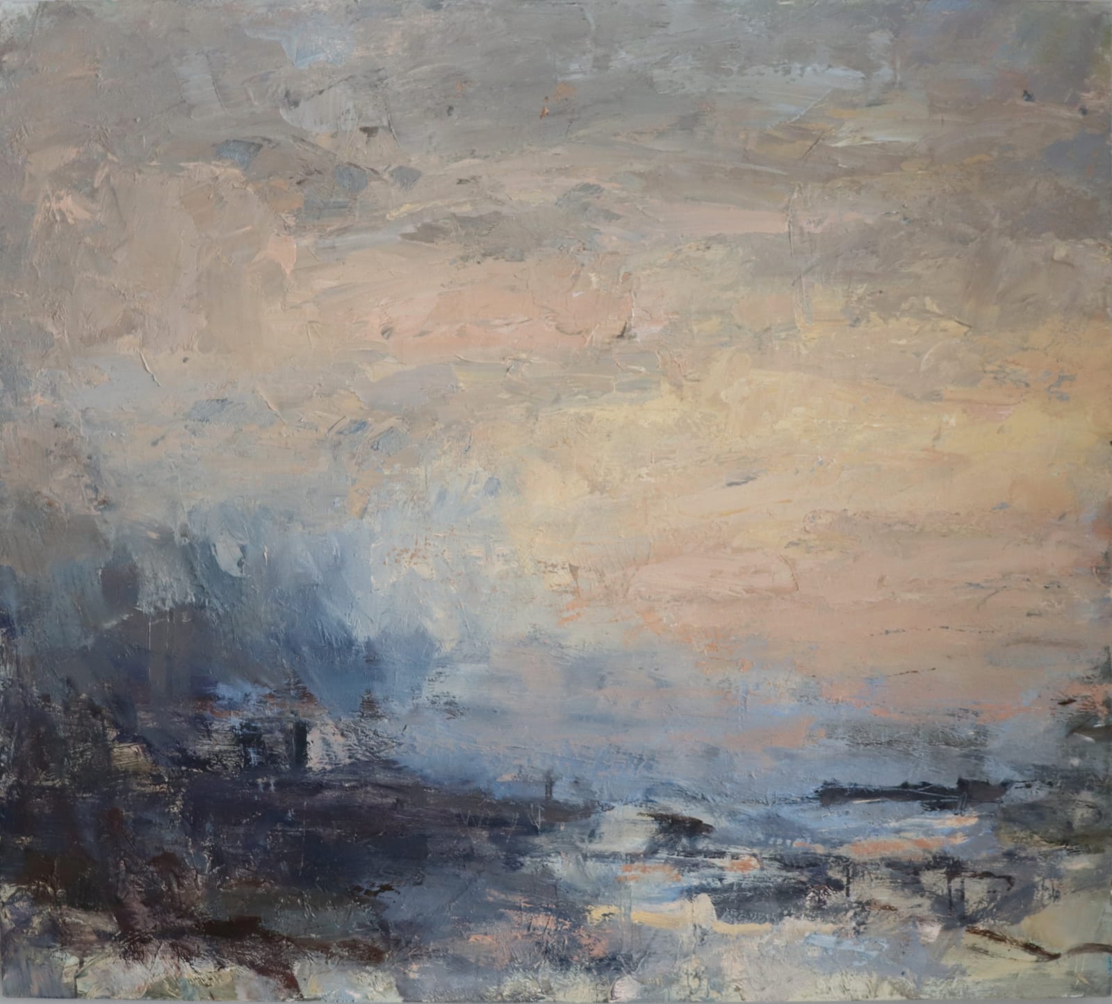 Louise Balaam, Pink and gold, soft evening