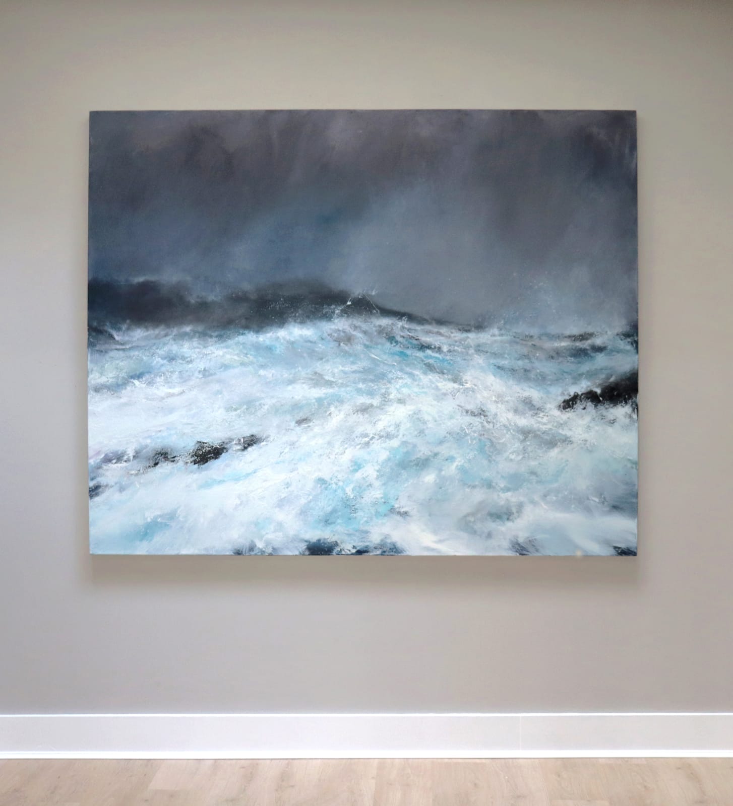 Janette Kerr, Sea state force 12 - Hurricane Abigail, Scatness, 2020