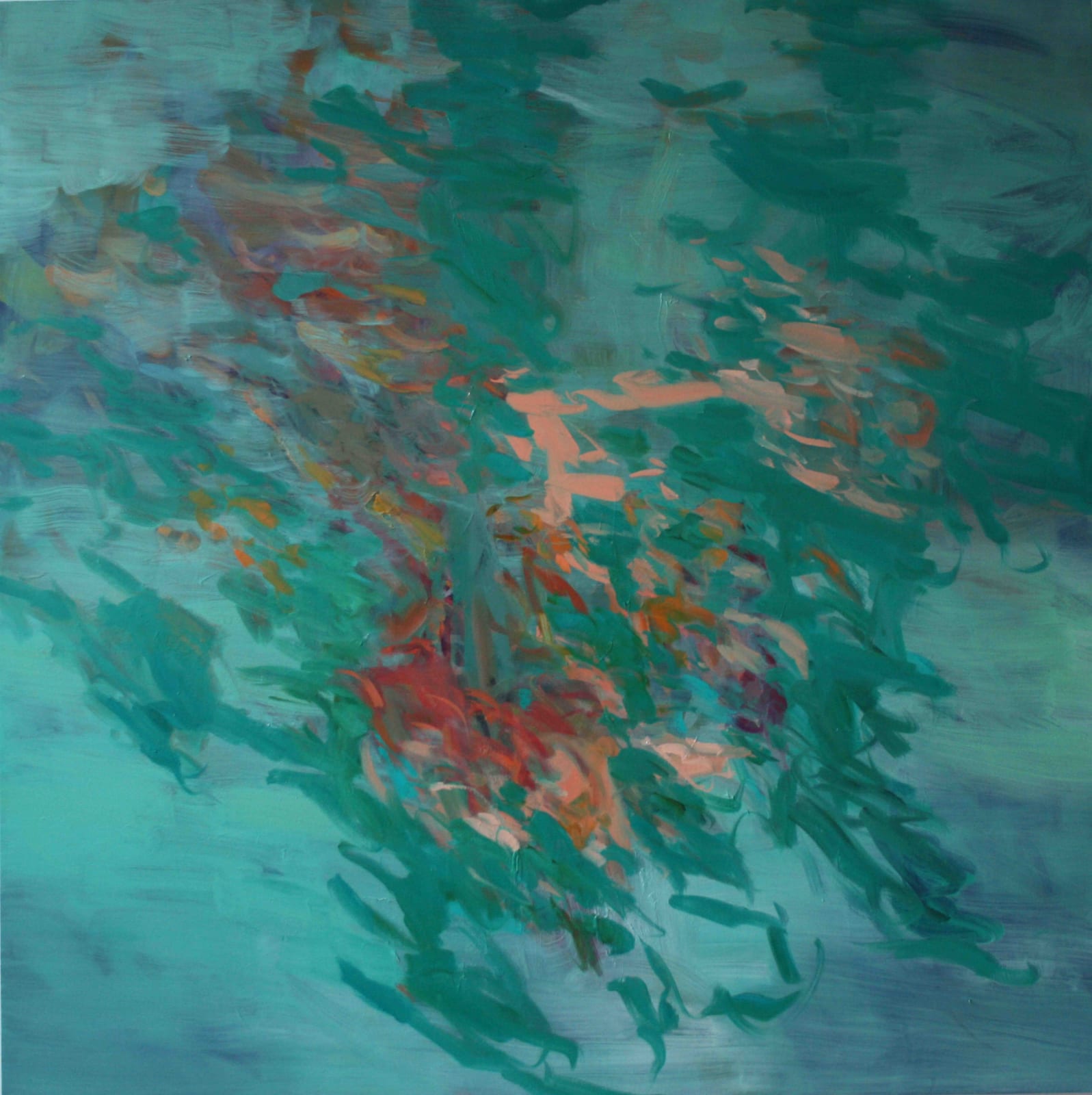 Rebecca Meanley, Untitled (turquoise-pink)