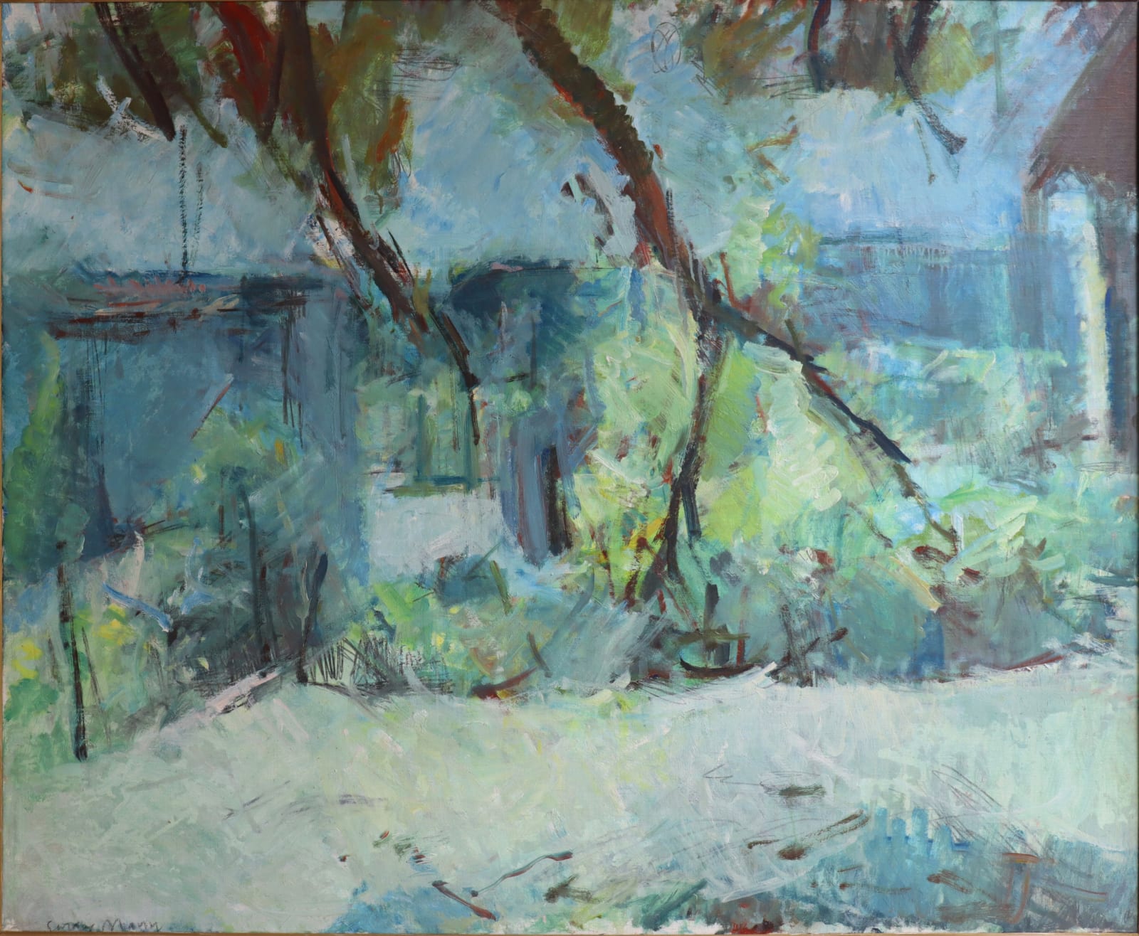 Sargy Mann, Derelict Paper Mill, Late 1980s - Early1990s