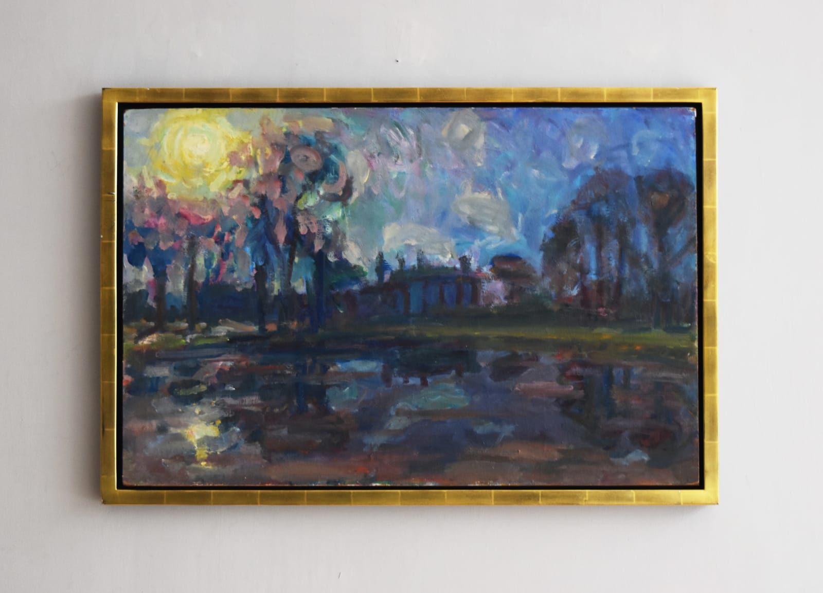 Sargy Mann, Lemmons over Hadley Commons,
