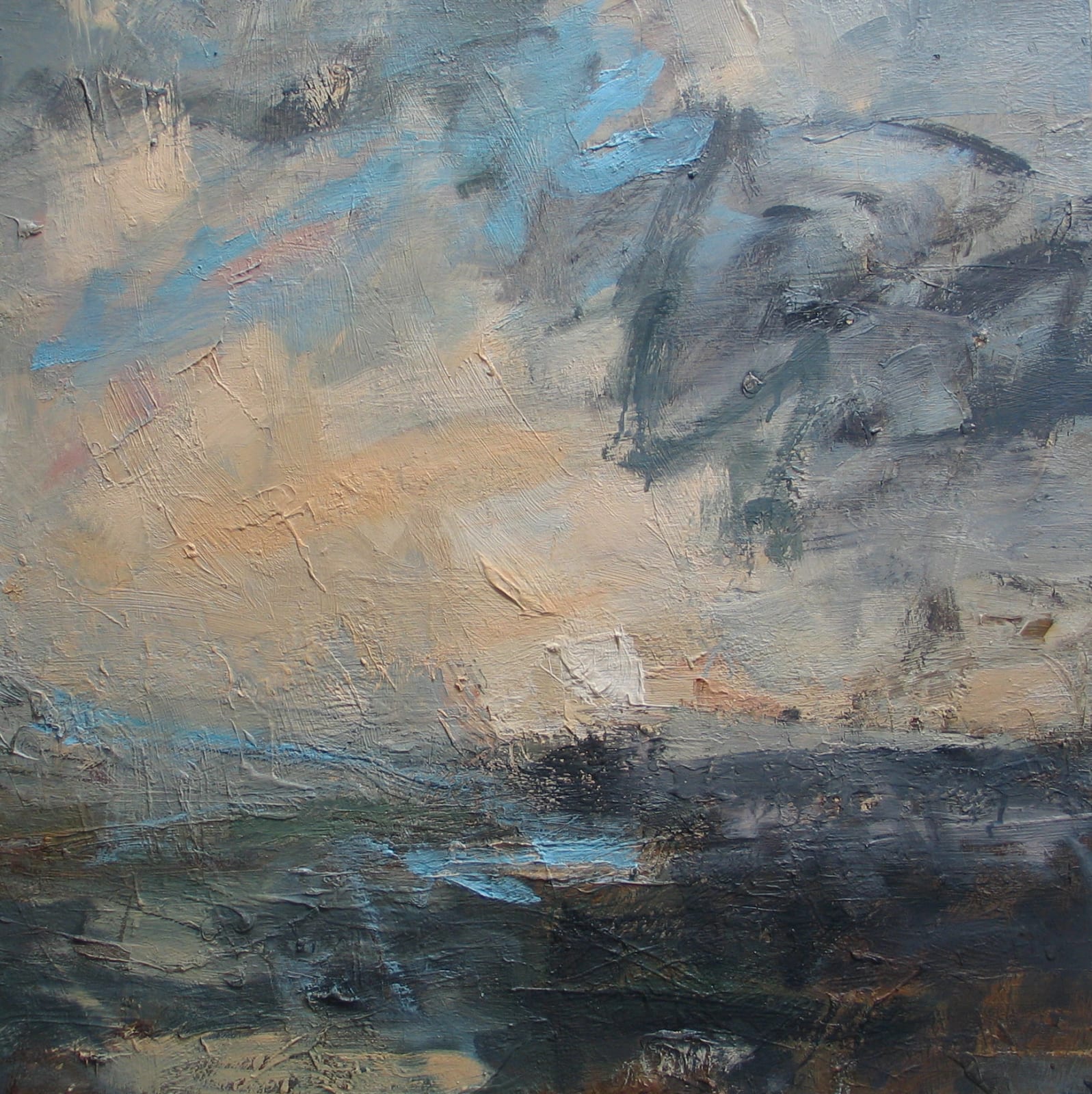 Louise Balaam, Cream, Cloud Scribble, 2021