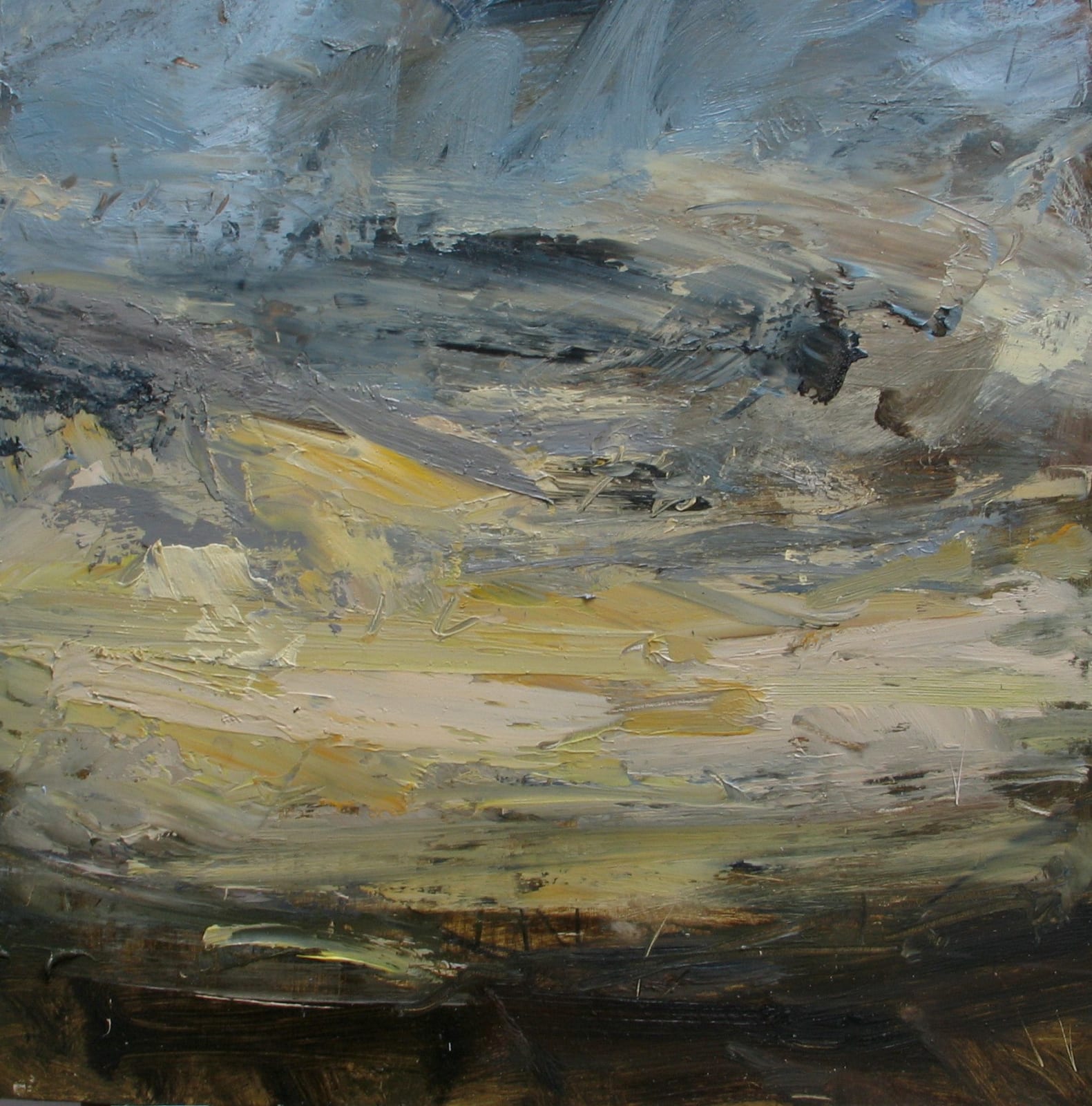 Louise Balaam, Sharp Yellow, Over the Weald , 2021
