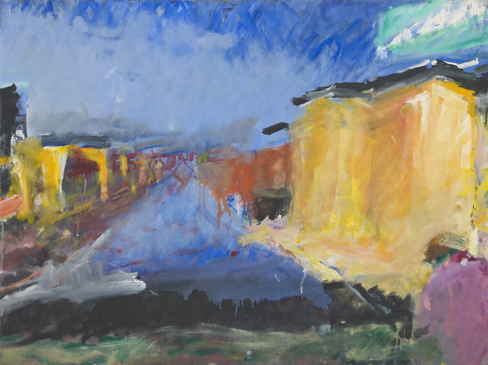 Sargy Mann, Sun and Heat, Kerala, 2000
