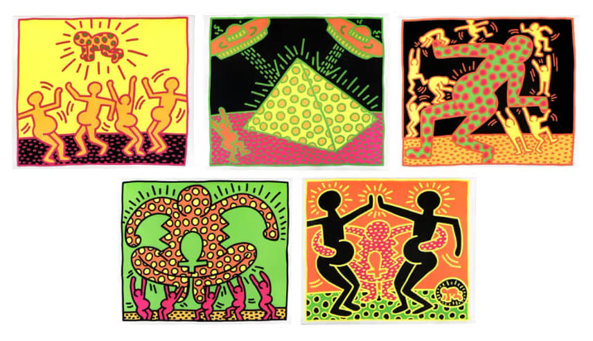 Keith Haring, Fertility Suite (complete set), 1983