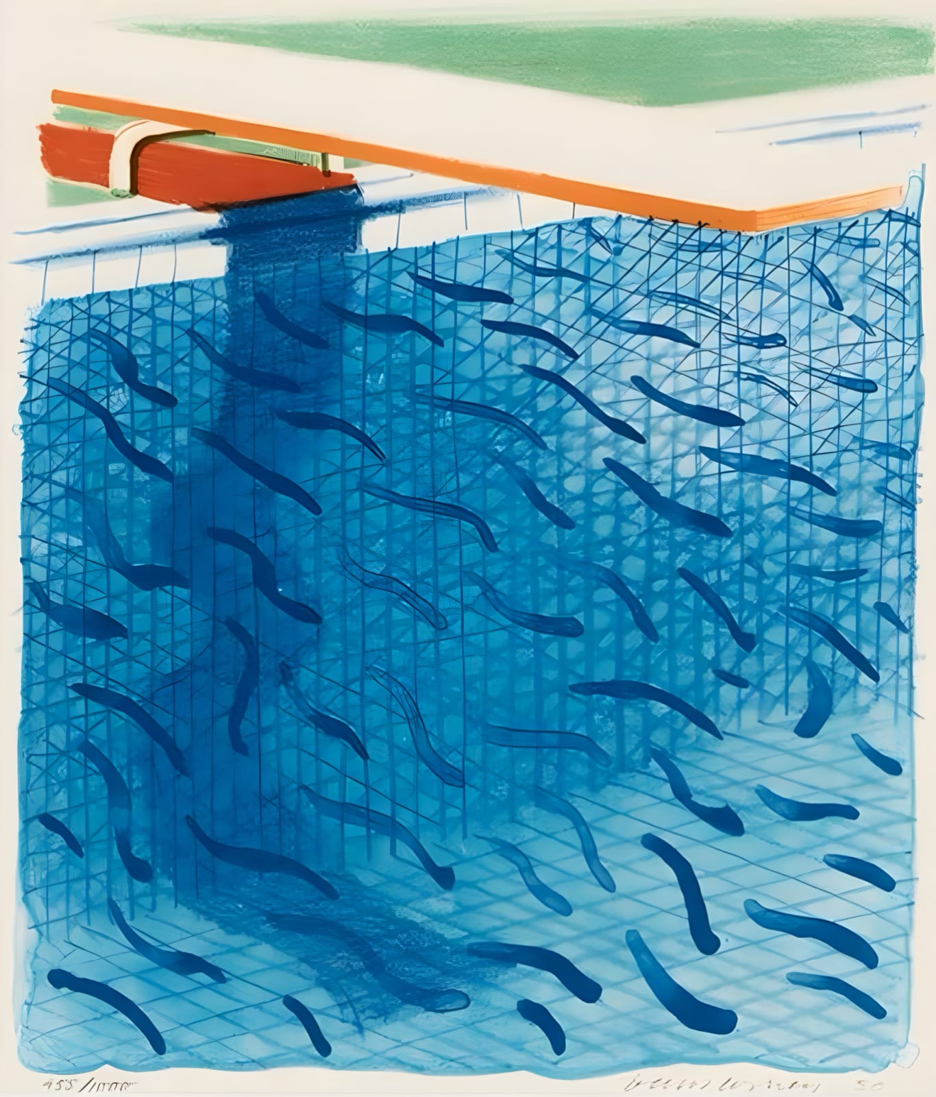 David Hockney, Paper Pools, 1980