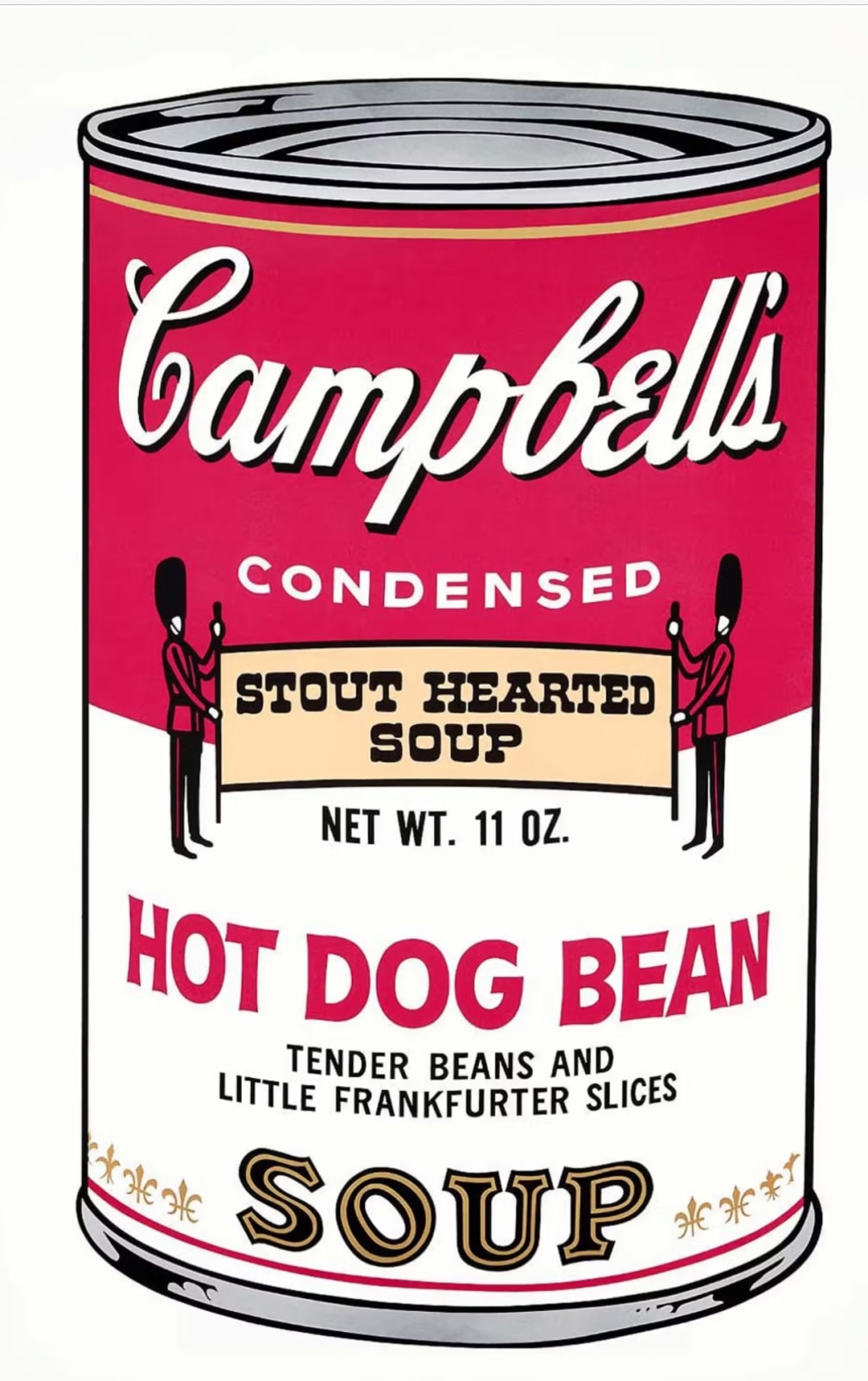 Andy Warhol, Hot Dog Bean, from Campbell's Soup II , 1969