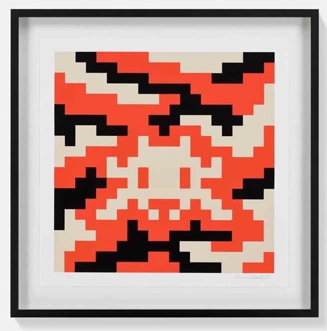 Invader, Camo-S-3C-M4, 2024