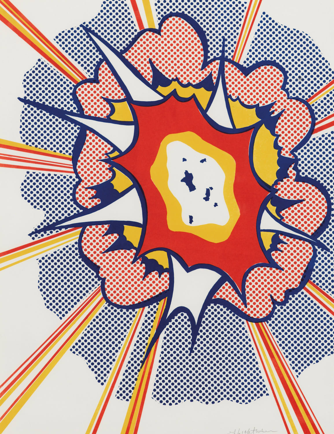 Roy Lichtenstein, Explosion, 1967