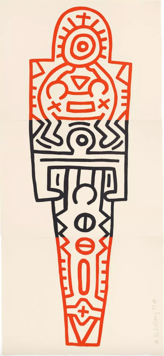Keith Haring, Totem, 1989
