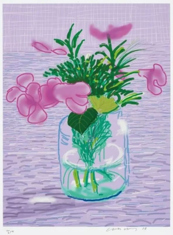 David Hockney, A Bigger Book, Art Edition A, Untitled 329, 2010