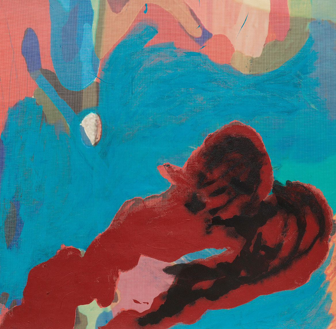Candida Alvarez, Red Puddle, from Air Paintings (2017-2019), 2017
